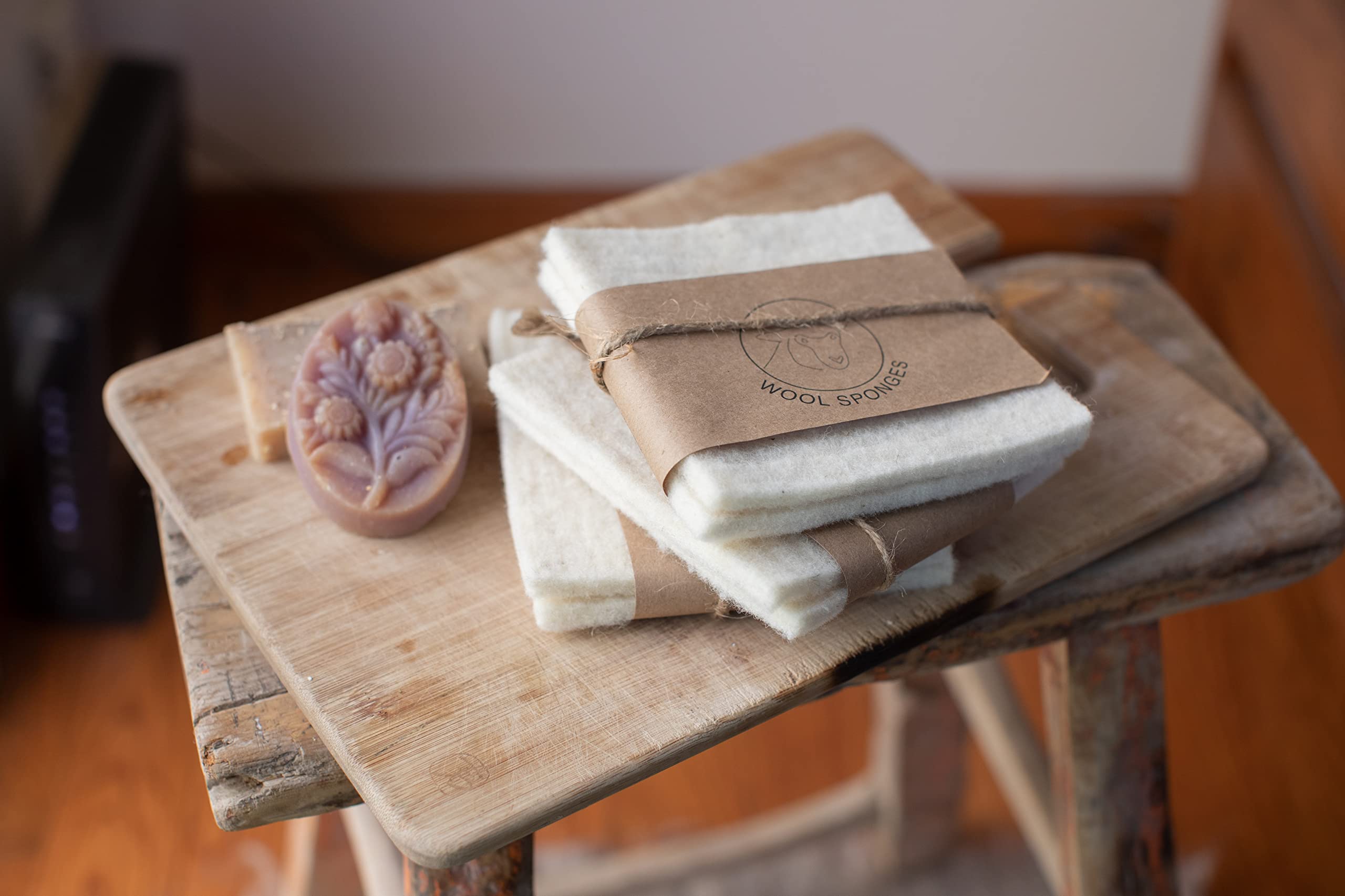 100% climate beneficial wool material for sponges