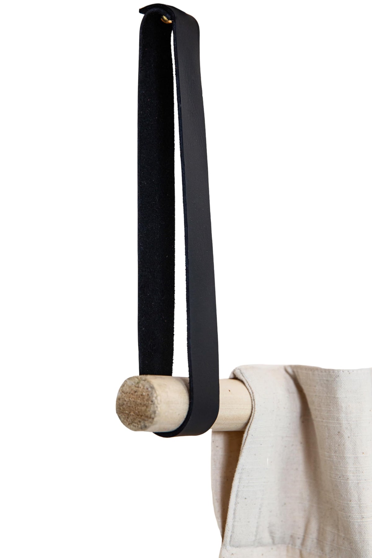 KEYAIIRA leather ceiling mounted curtain rod mount product image
