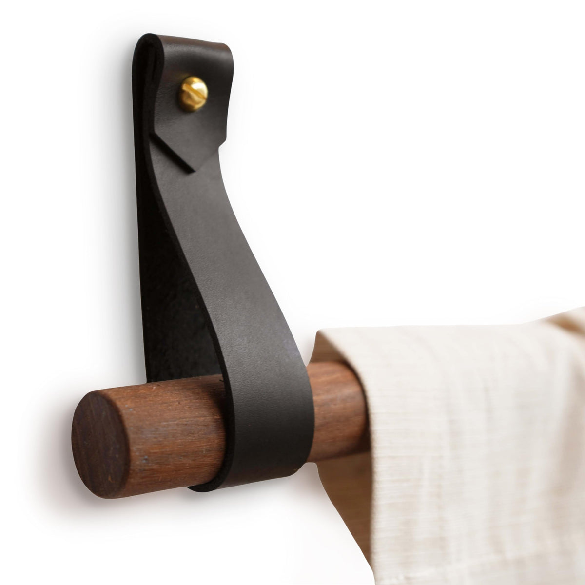 Keyaiira leather curtain rod holder bracket product