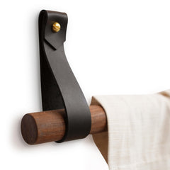 Keyaiira leather curtain rod holder bracket product