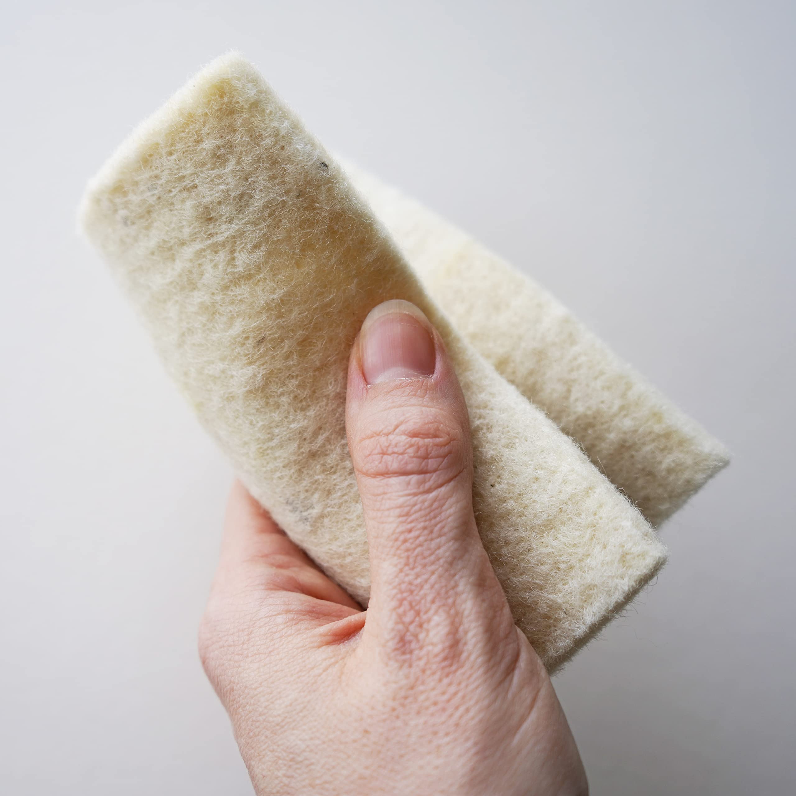 Keyaiira natural wool sponge for dishes