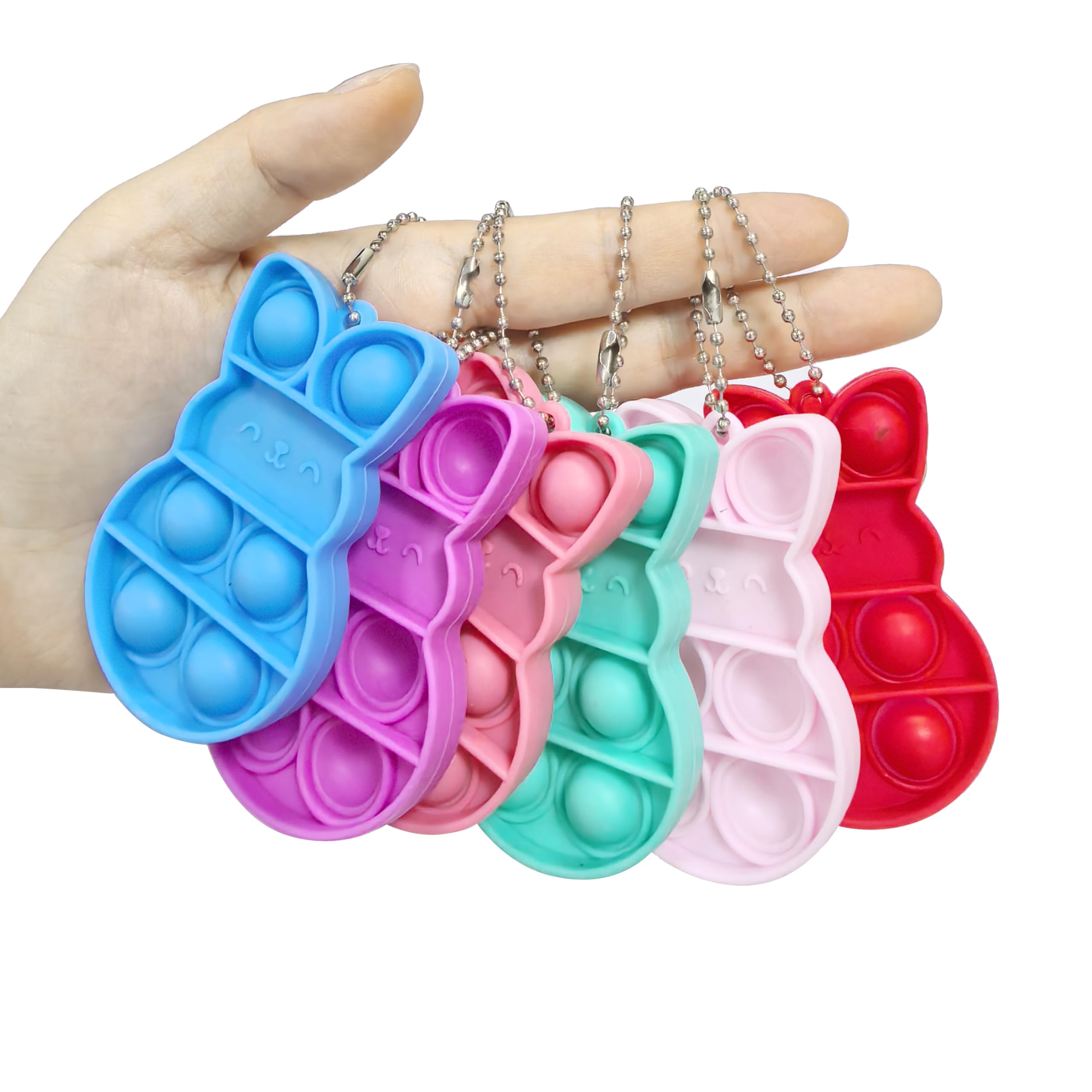 Colorful Easter eggs designed as basket stuffers for kids