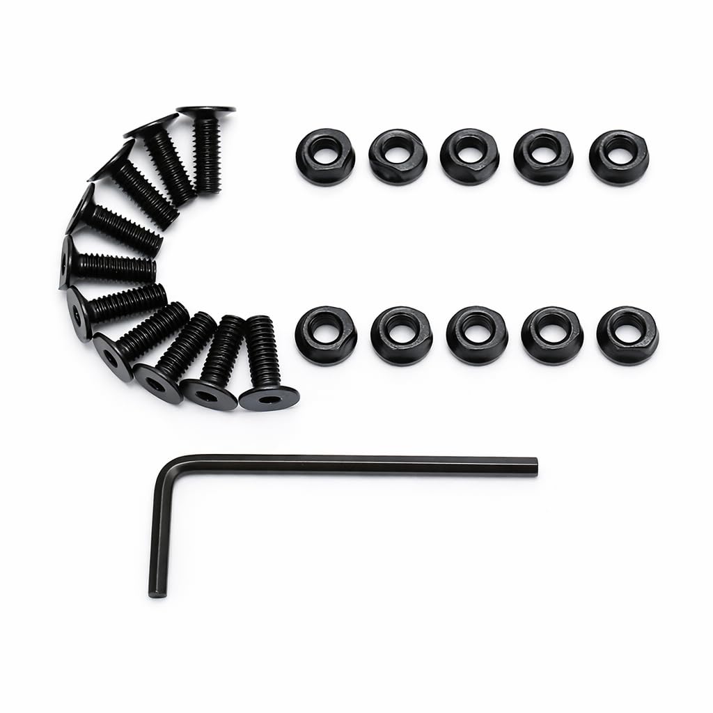10 sets of keymod screws and nuts for railed parts