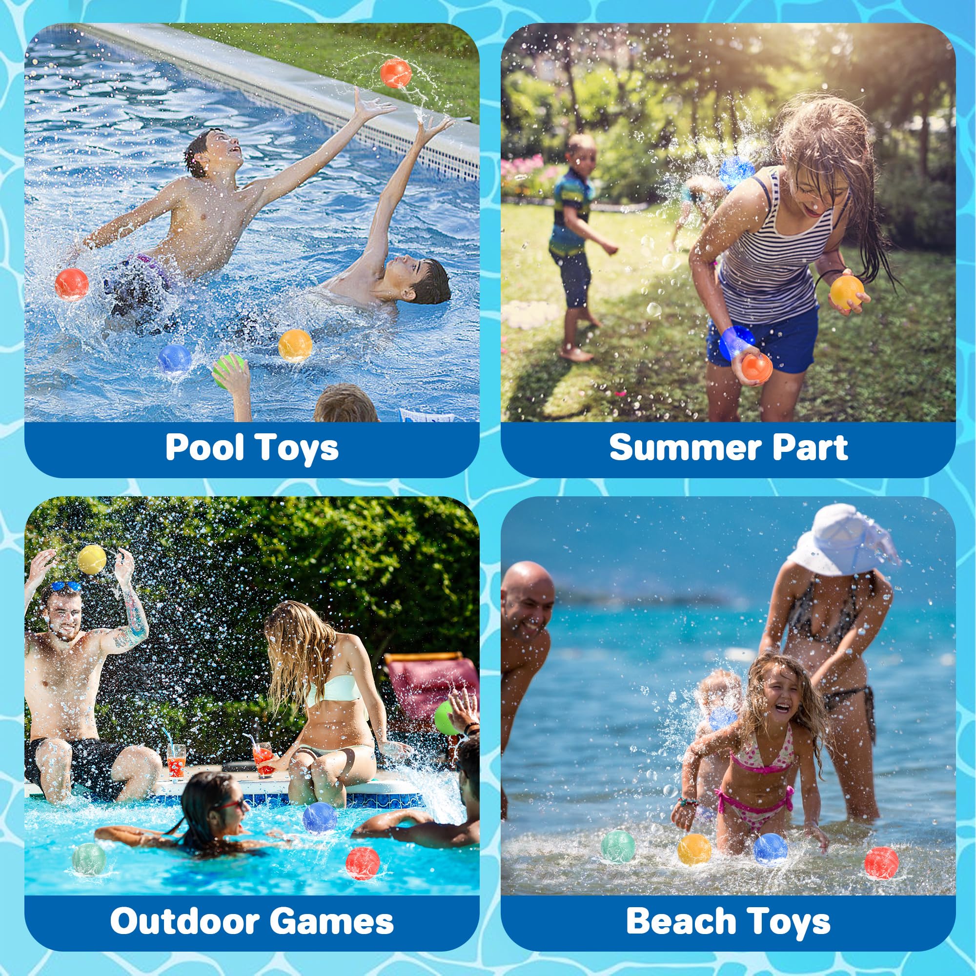 12-pack water balloons ready for outdoor summer fun