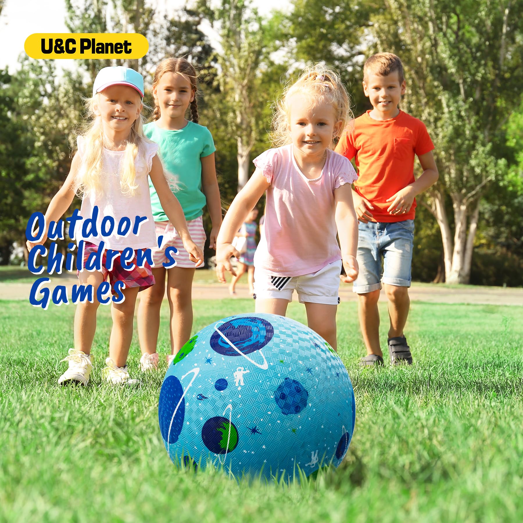 Kickball and playground games ball set for kids