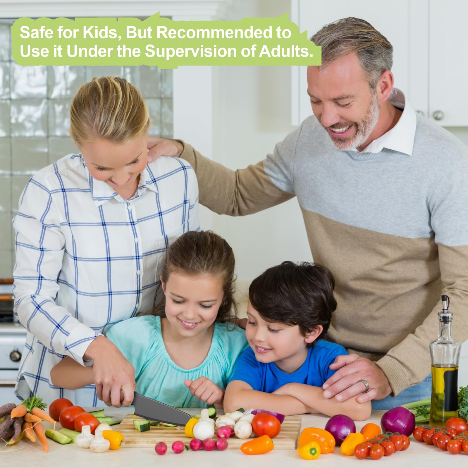 Giftable nylon knife for home use and special needs image