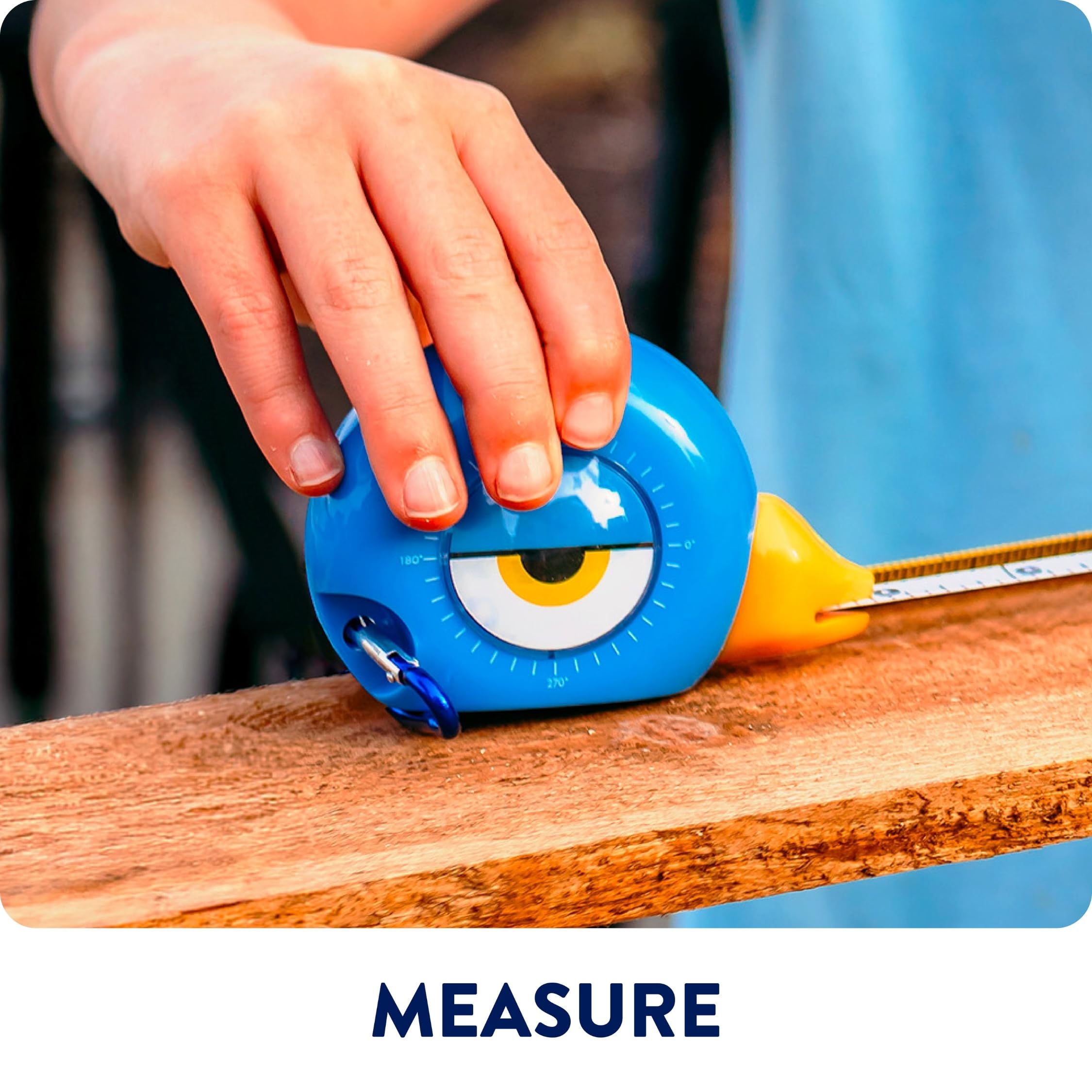 Kids using Toto tape measure for learning measurement