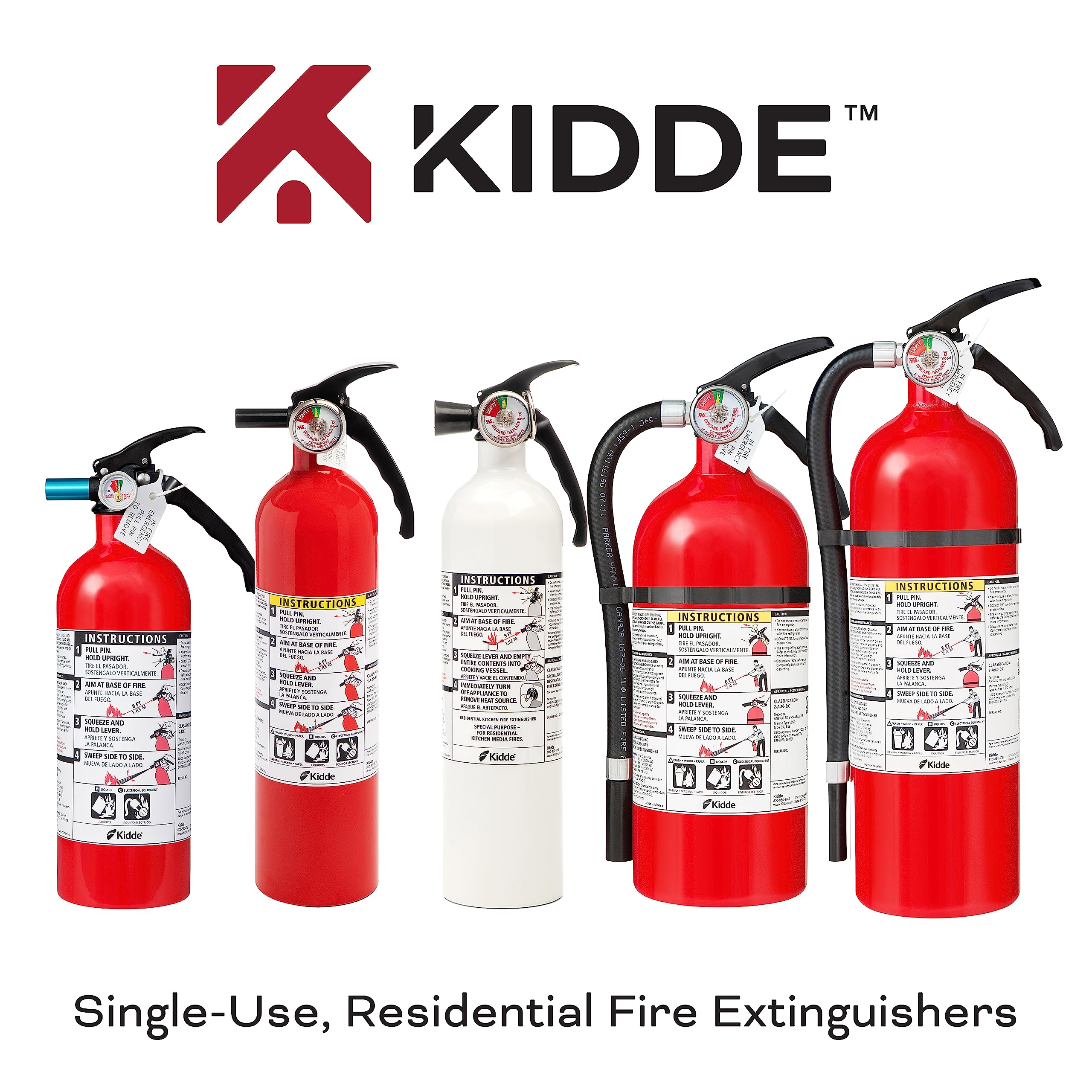 2.5 lbs monoammonium phosphate red extinguisher