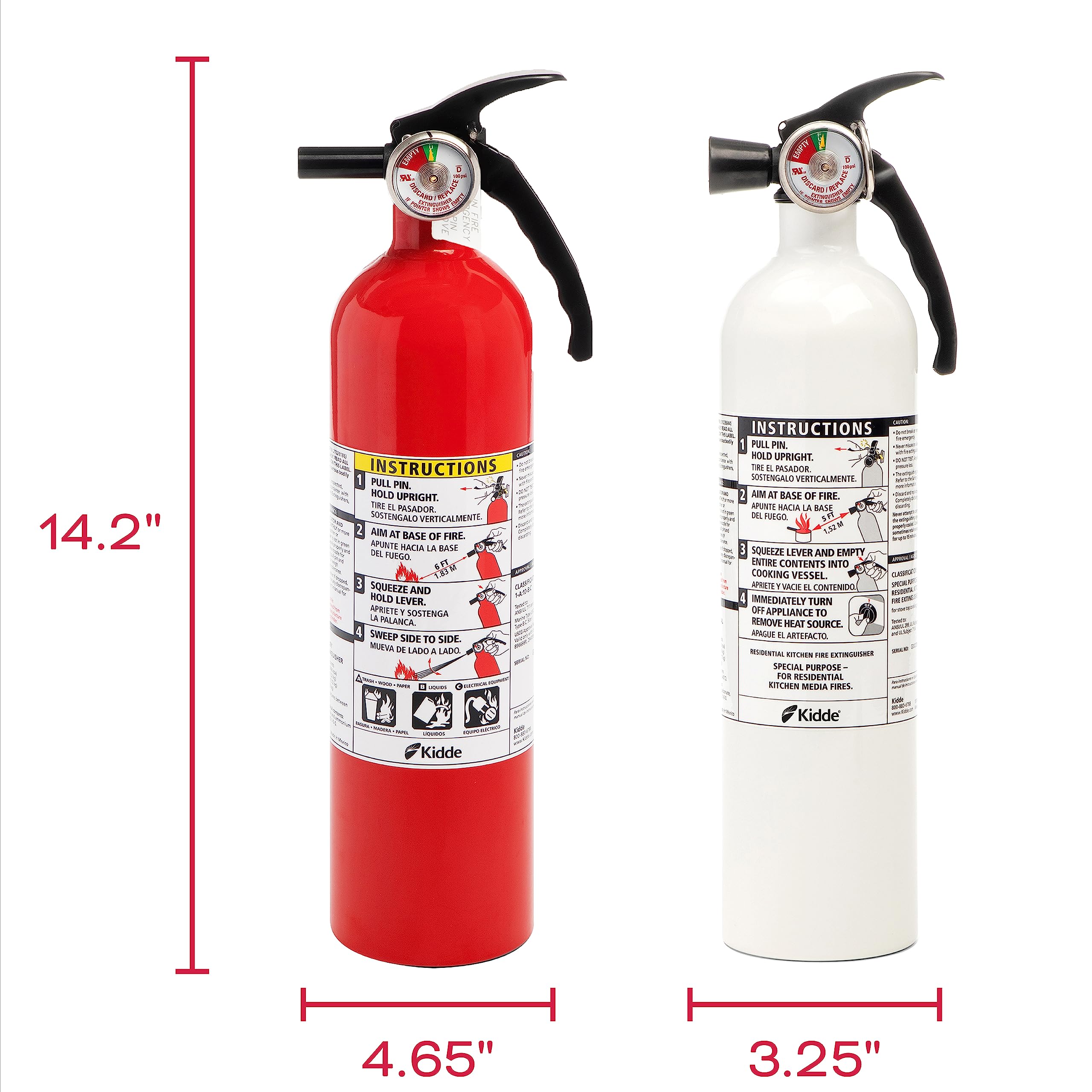 Aluminum cylinder design of extinguishers