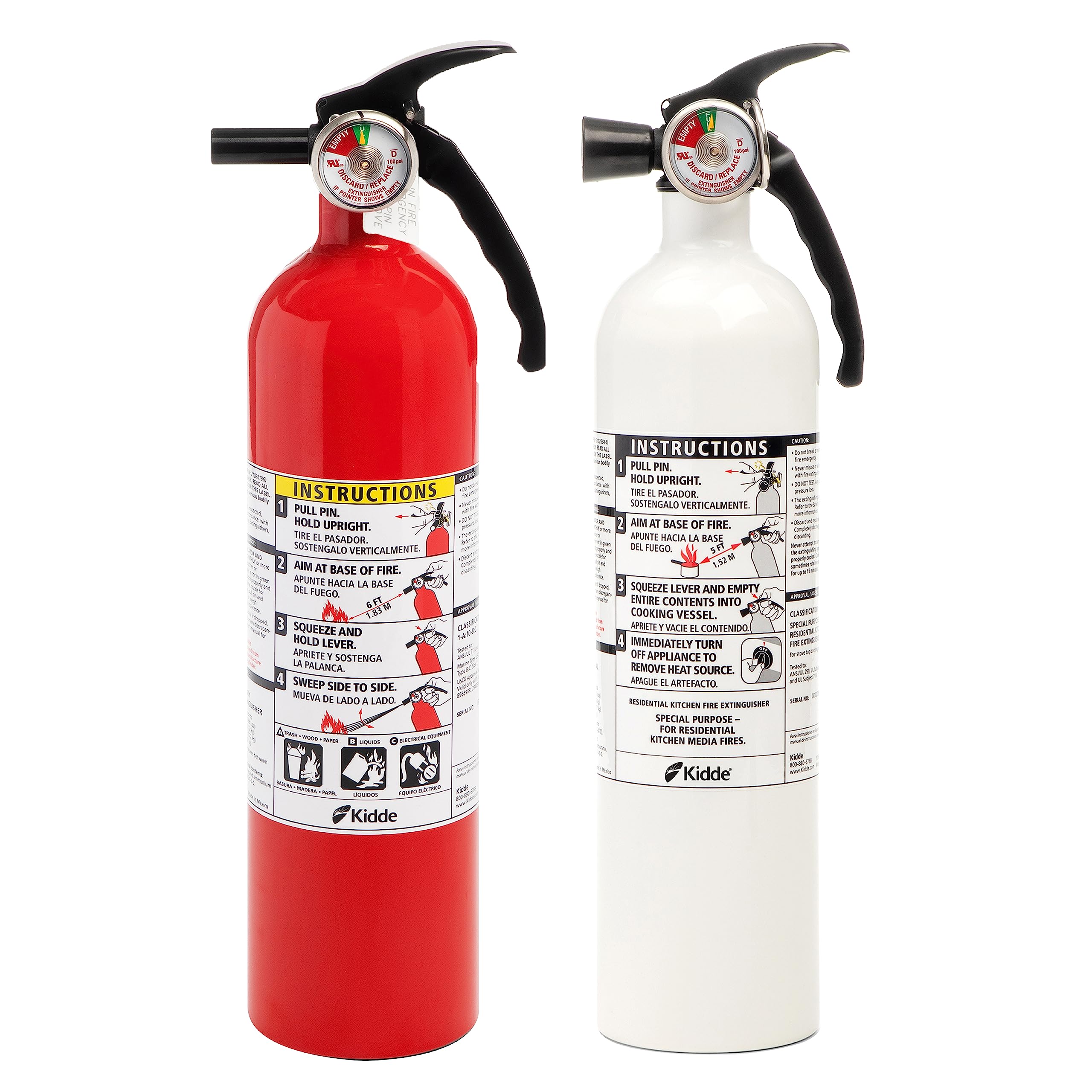 Kidde kitchen extinguisher set overview