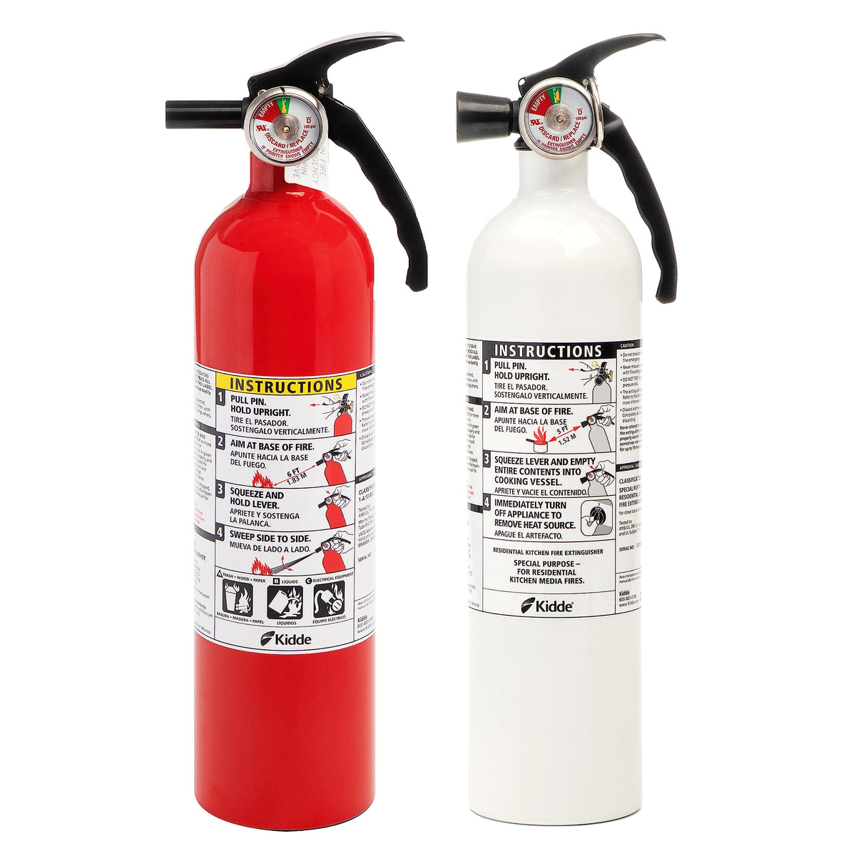 Kidde kitchen extinguisher set overview