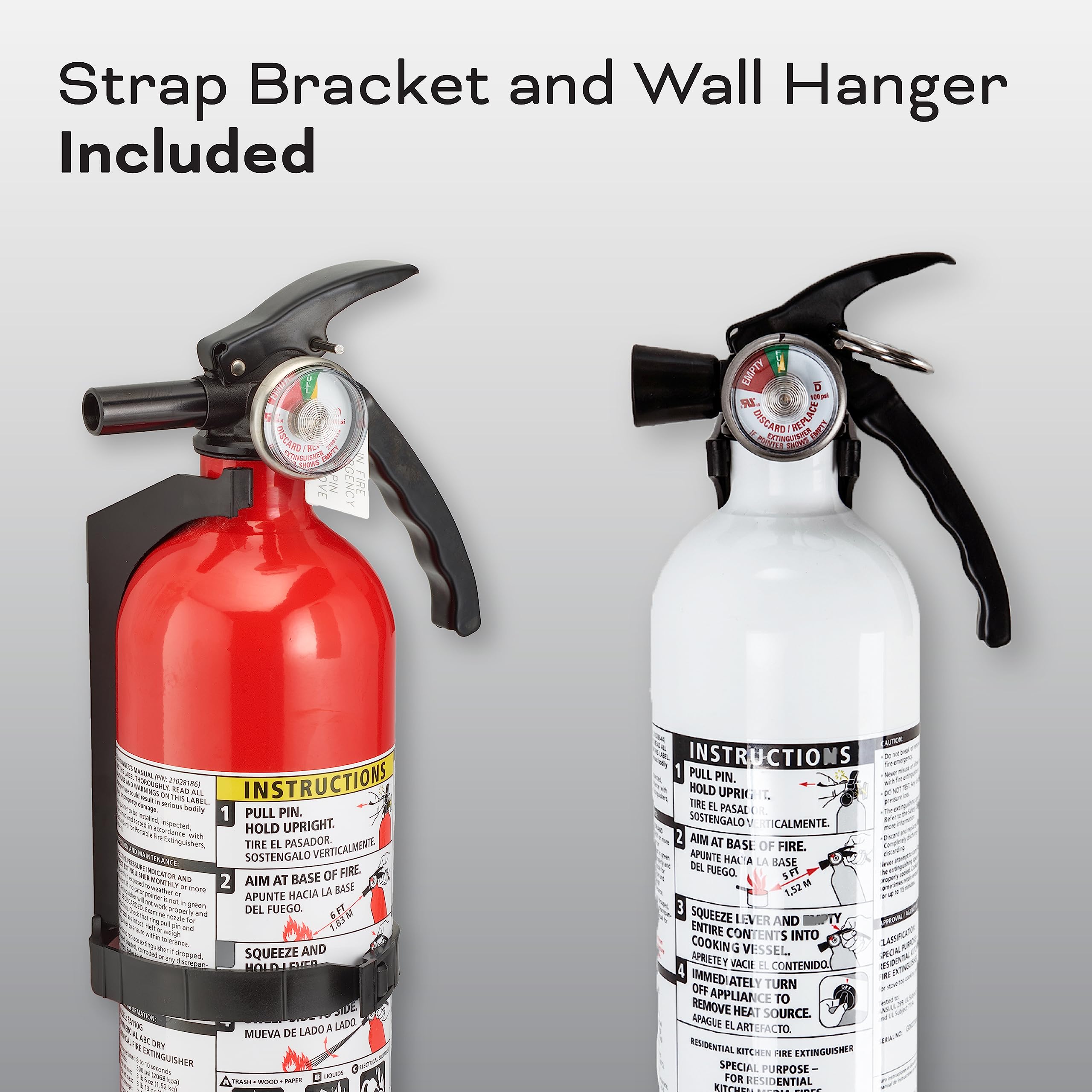 UL listed strap bracket included with set