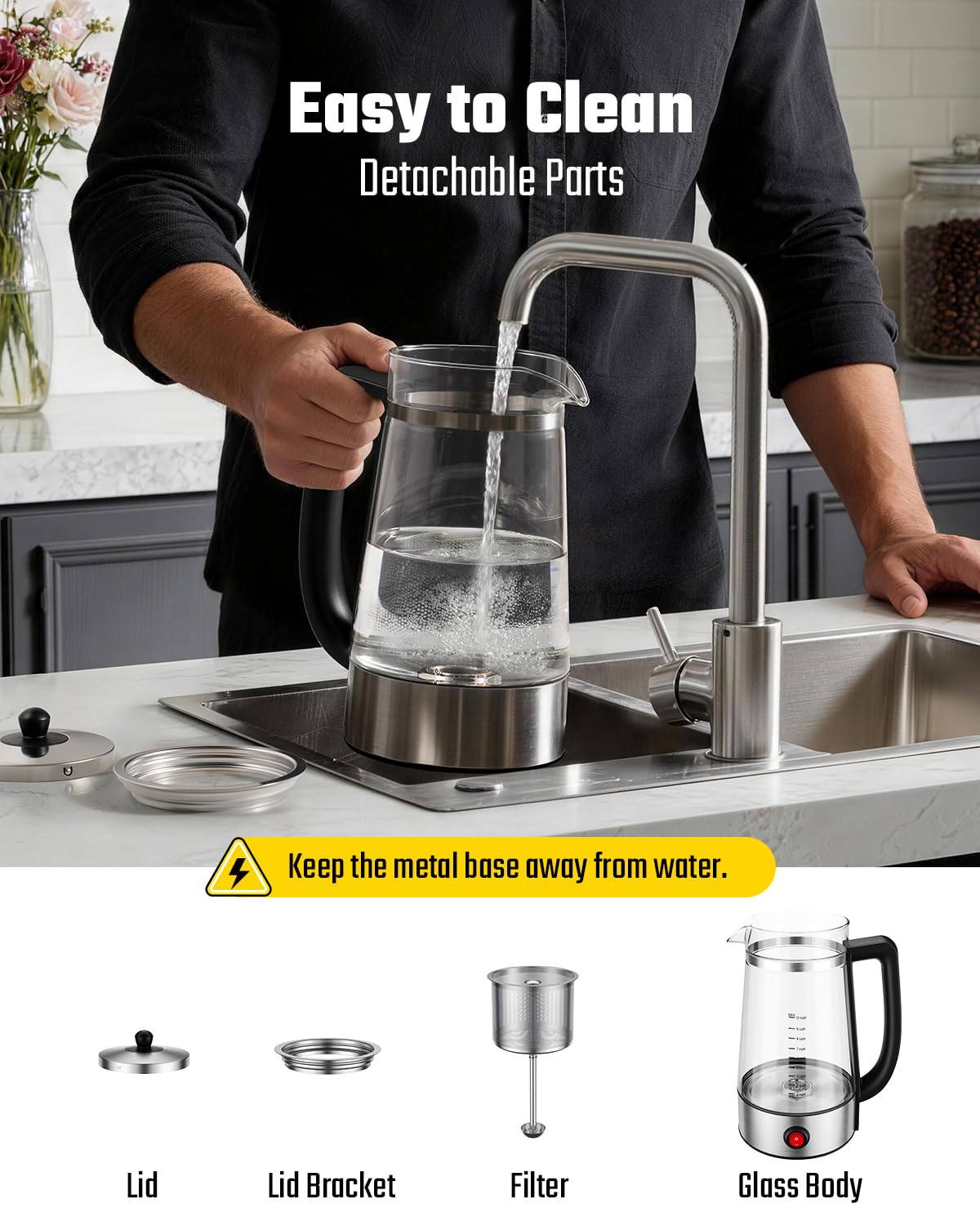 KIDISLE cool-touch handle and spout design