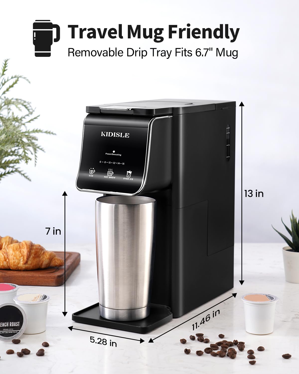 Auto shut-off feature on KIDISLE coffee maker after 5 minutes