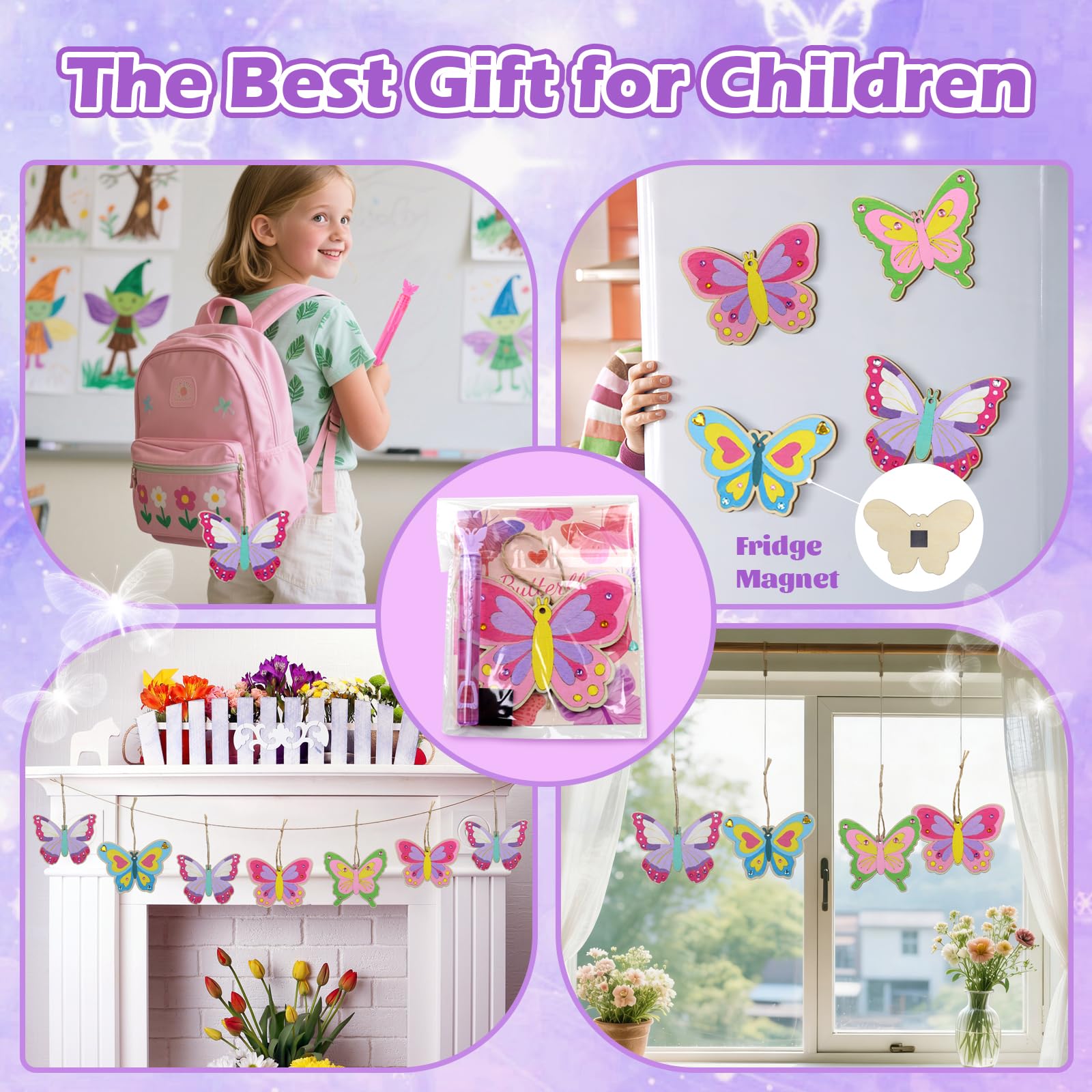 24 pack party favors suitable for baby showers and festive butterfly theme