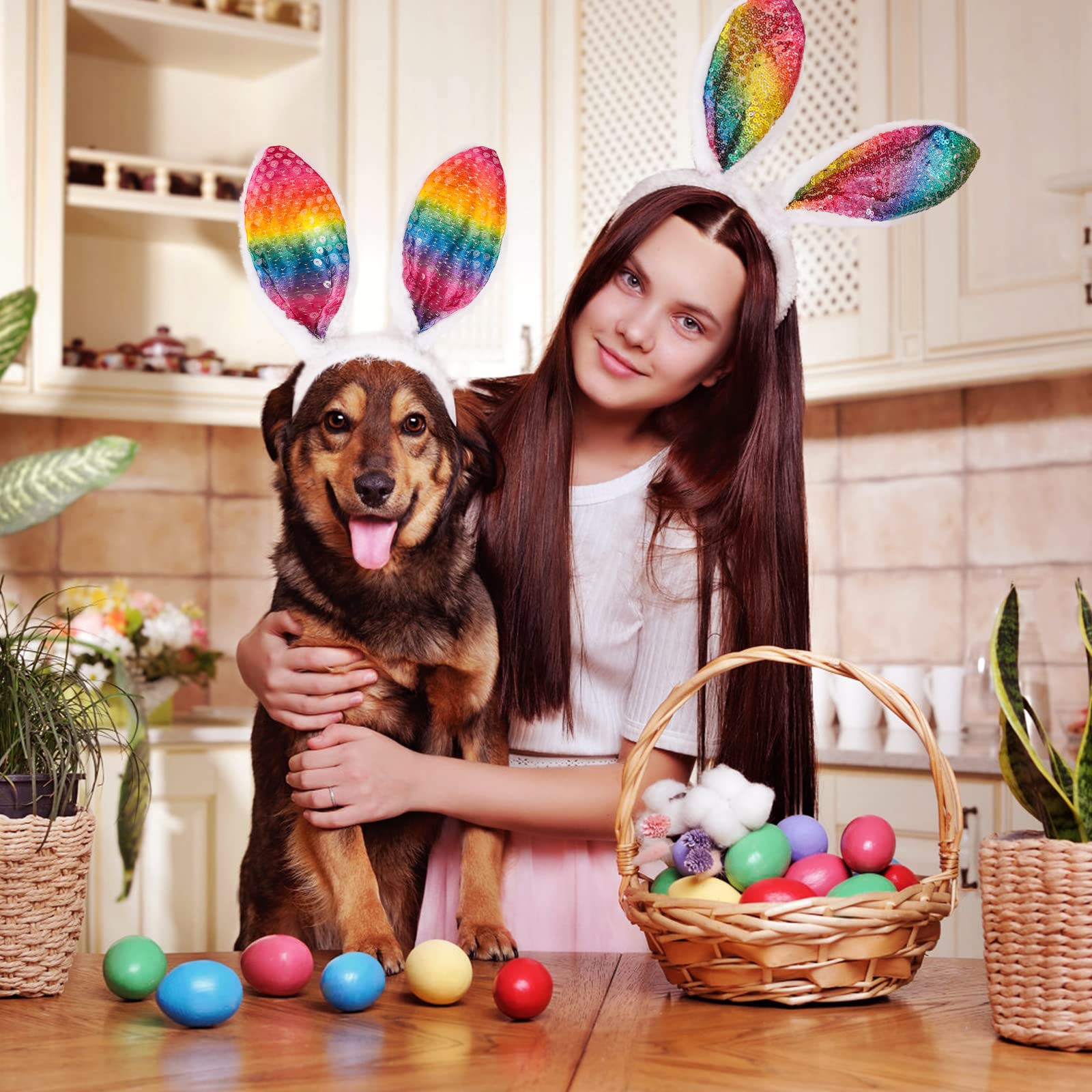 Ideal Easter gift bunny ear headbands for children