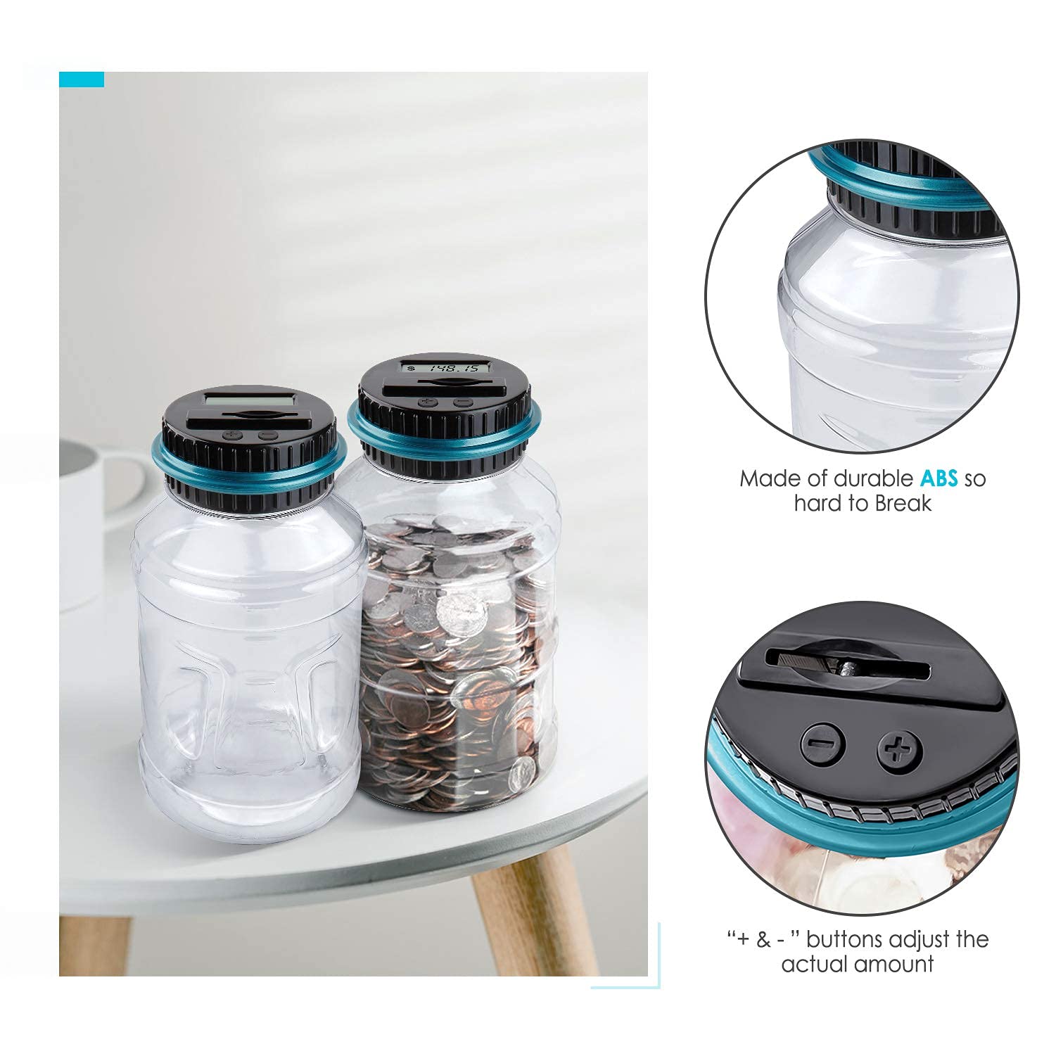 Gift for kids and adults savings bank image