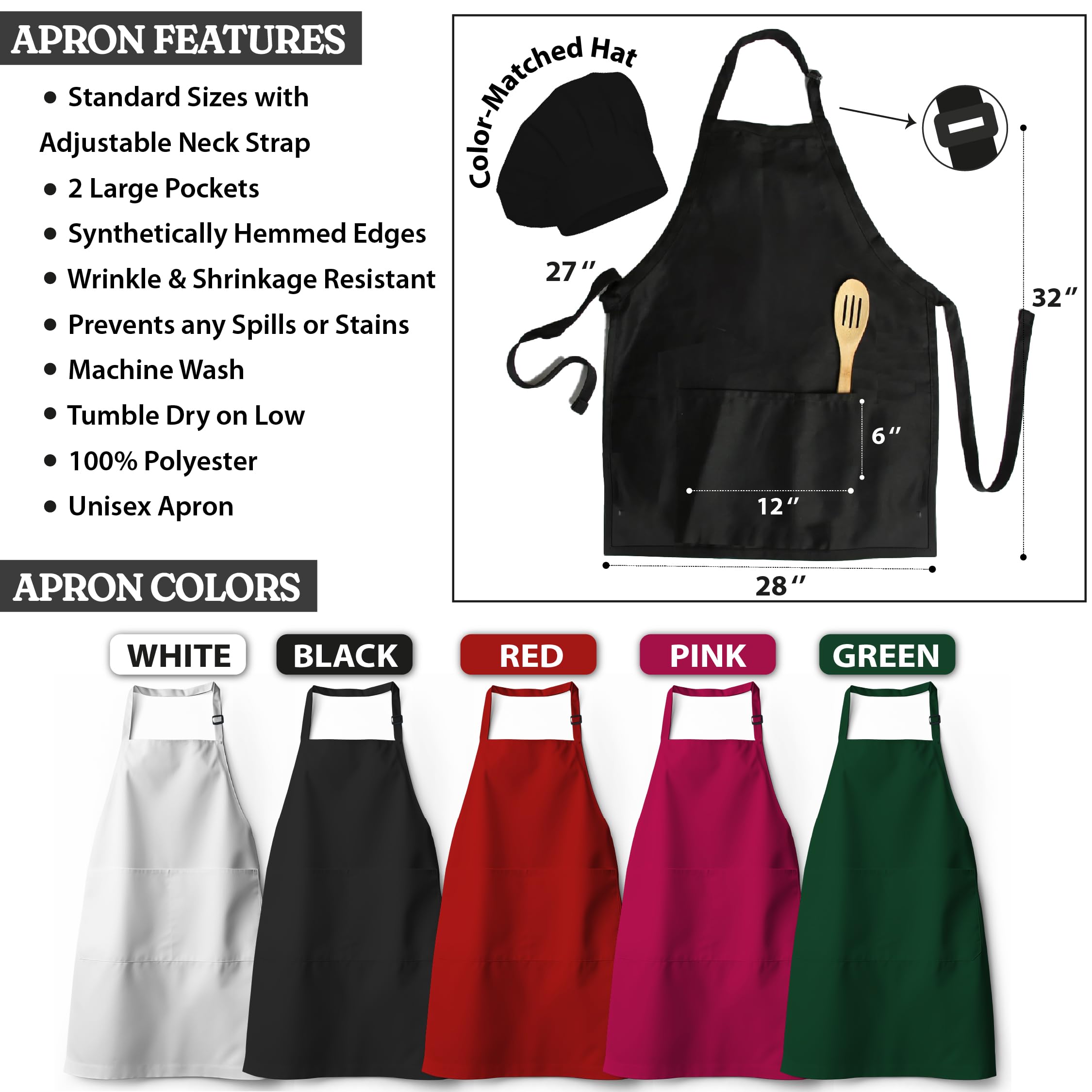 Kids wearing 7th Hill Halloween Apron while cooking