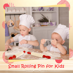 children baking rolling pins for cookies pastries and pizzas
