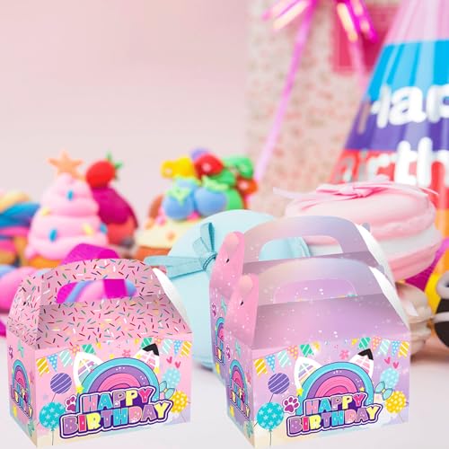 Kids birthday party favors paper boxes ready to assemble image 4