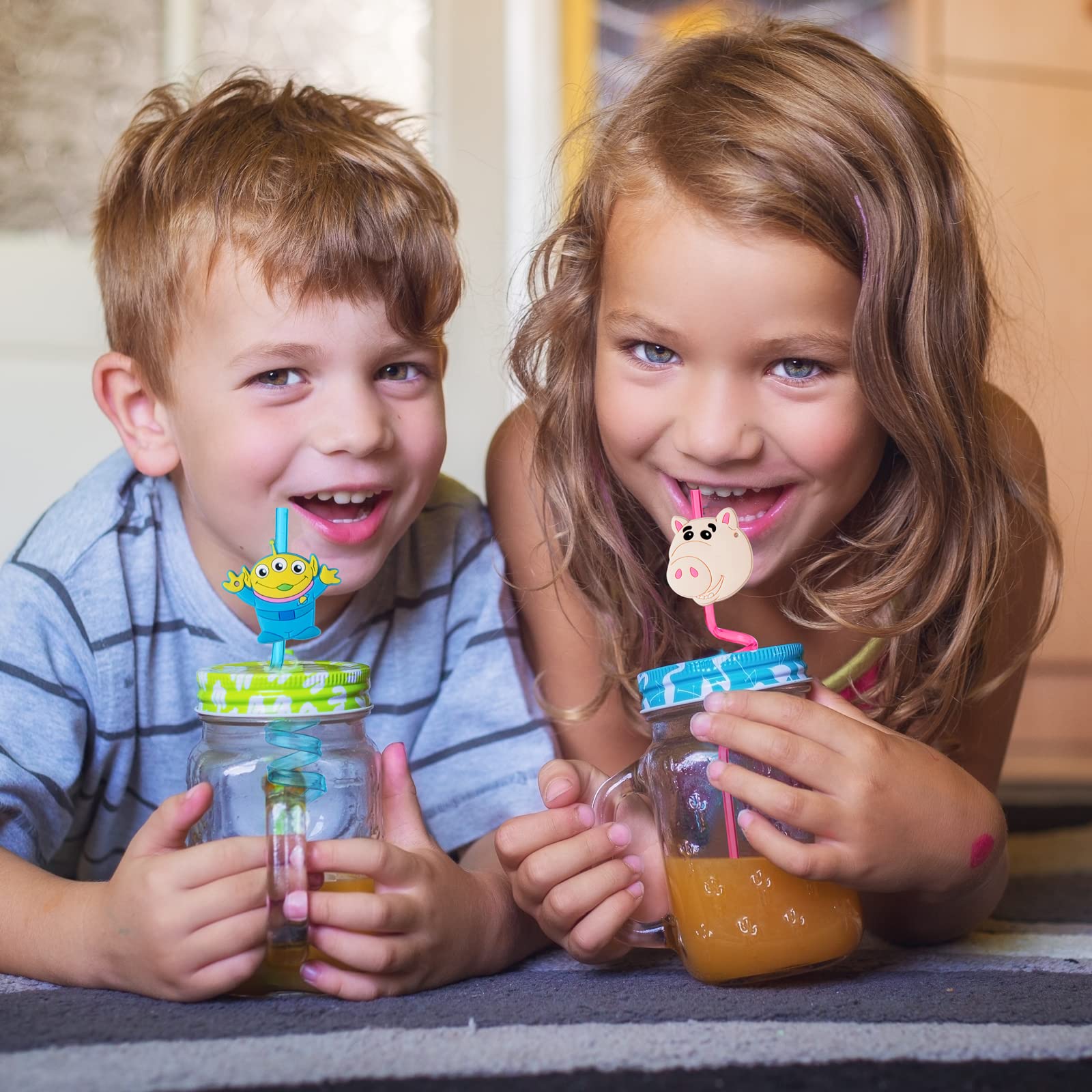 Kids birthday party straw pack for celebrations
