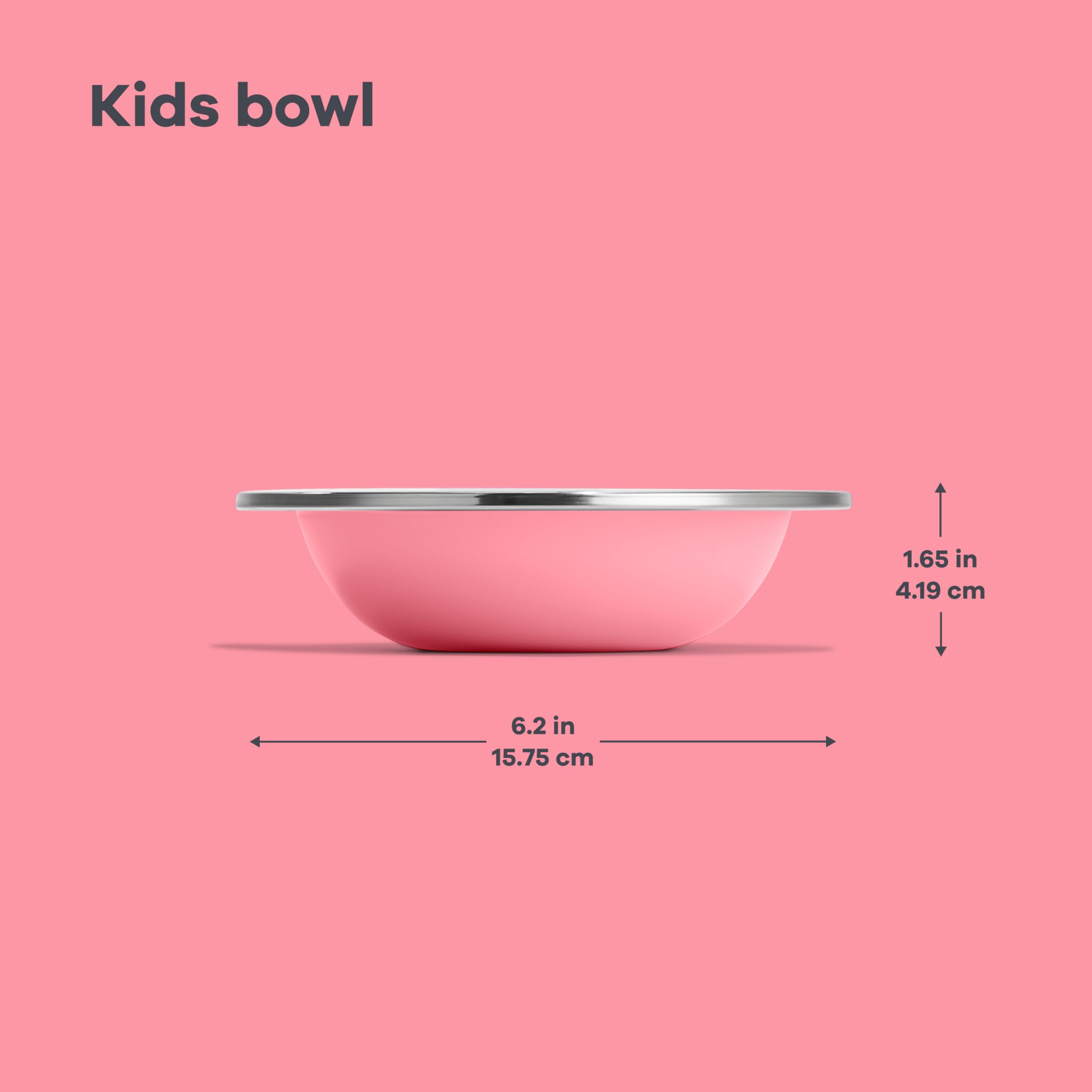 Stainless steel kid bowl by Hydro Flask Koala Gray