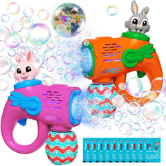 Kids Bubble Gun Toys two pack bunny bubble guns for kids