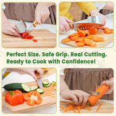 Kibbidea paring and chef knives in the set