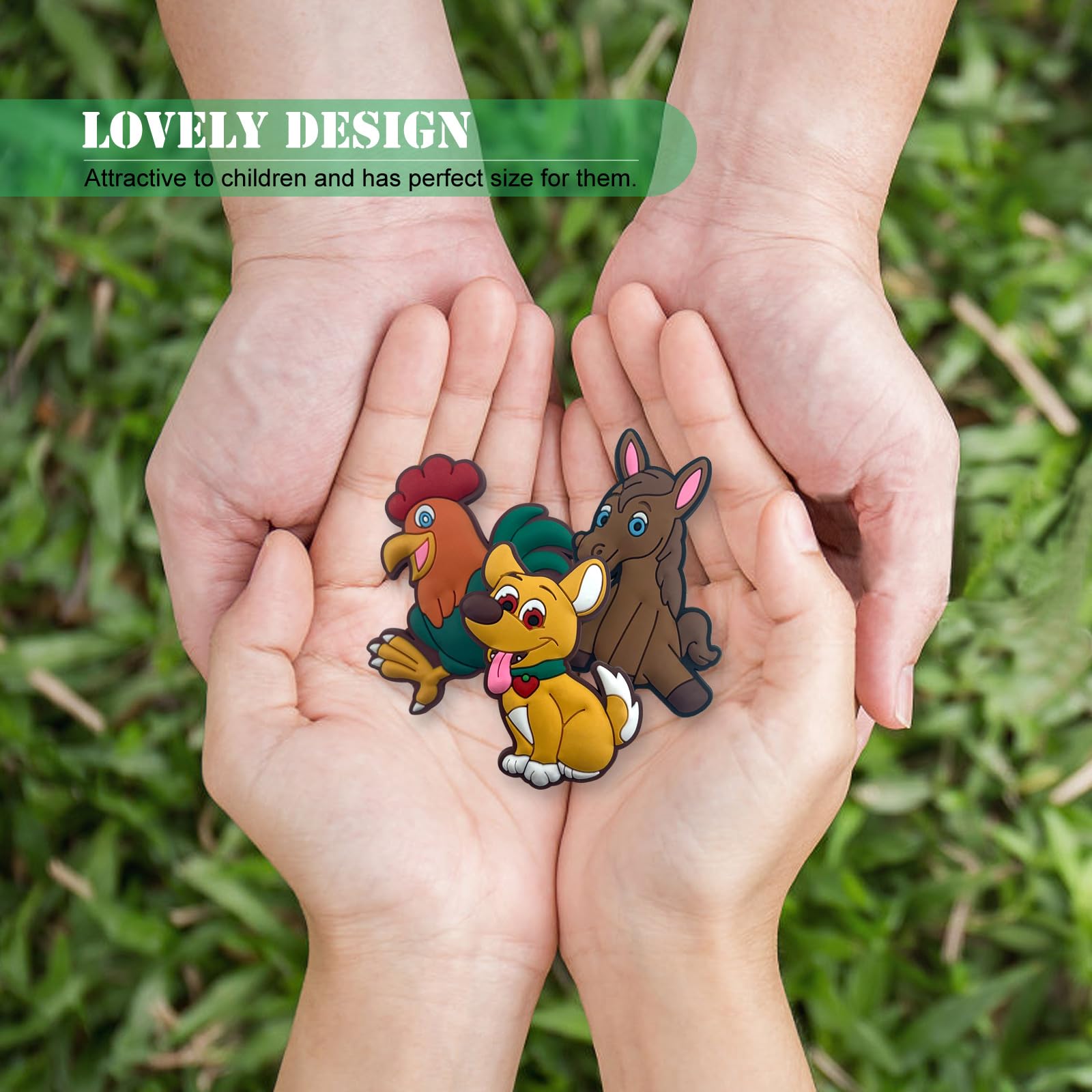 Magnets for refrigerators whiteboards farm animals design