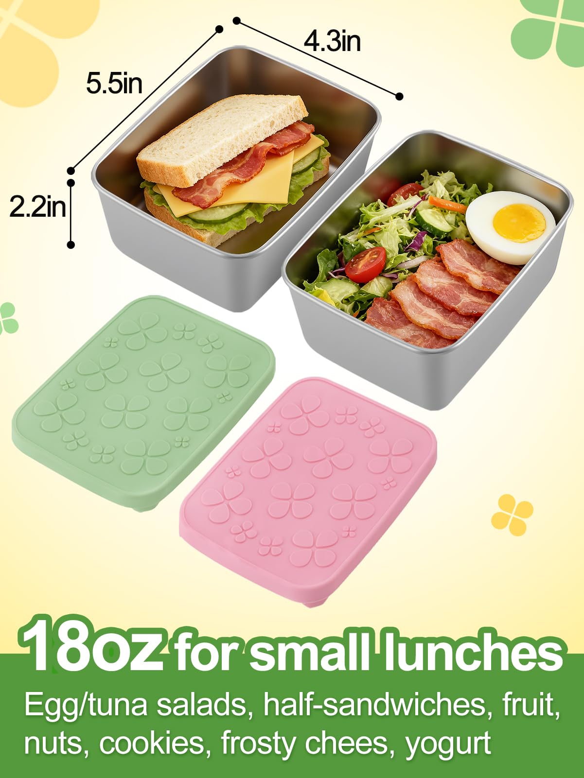 Kids lunch box stainless steel Alphatool