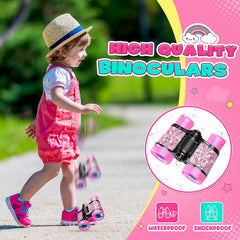 Outdoor kids binoculars used for bird watching activities