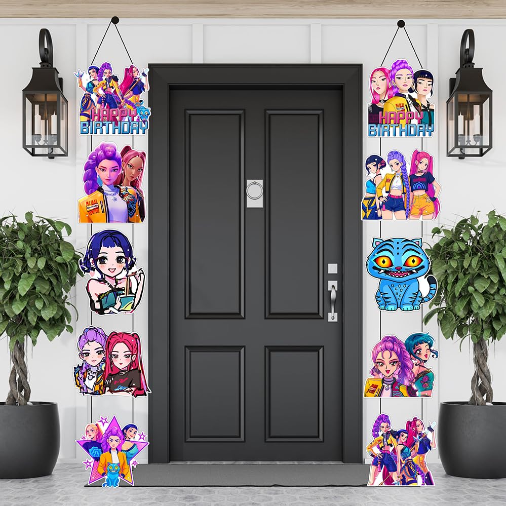Cartoon banner decoration for children's parties