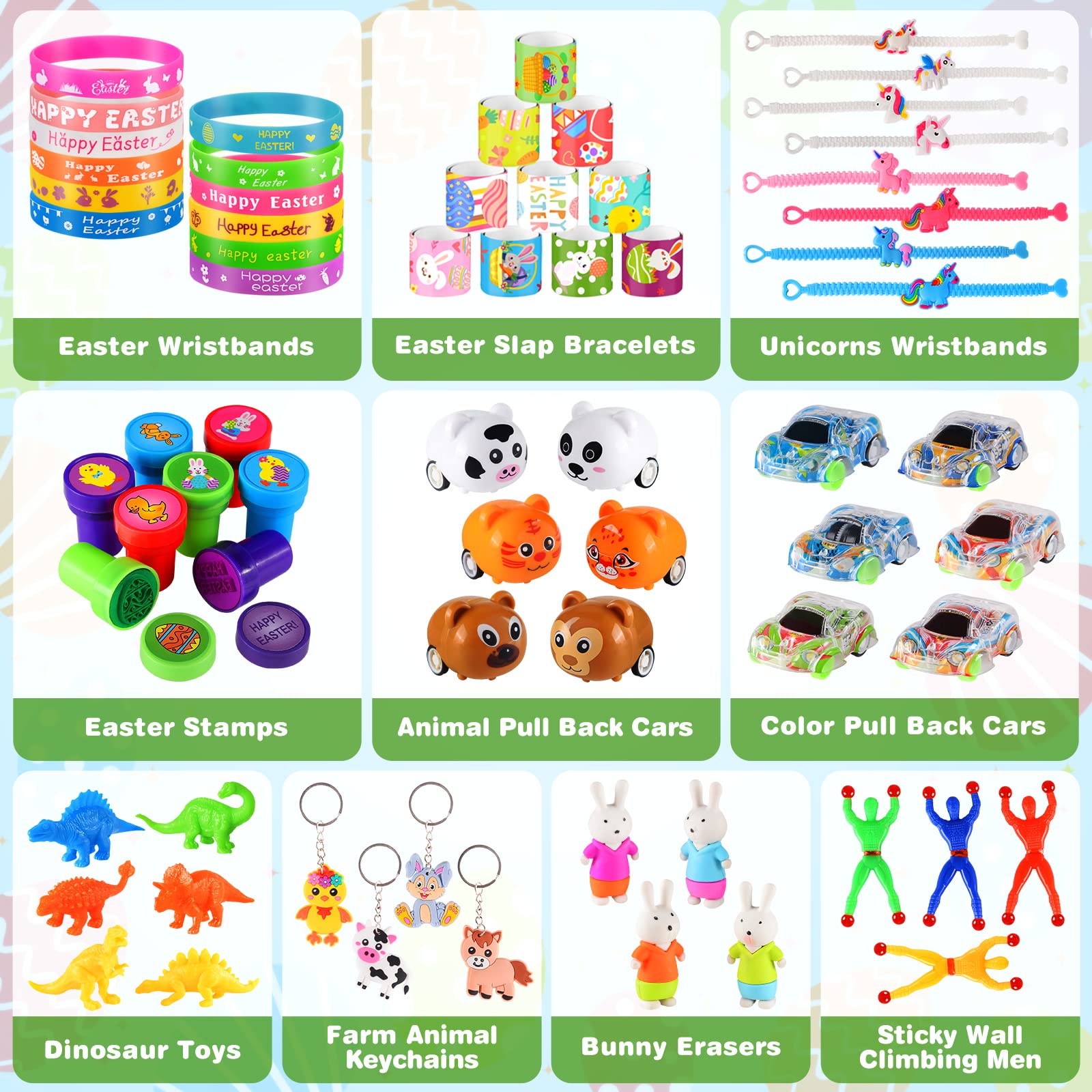 Easter eggs ready for classroom rewards and baskets