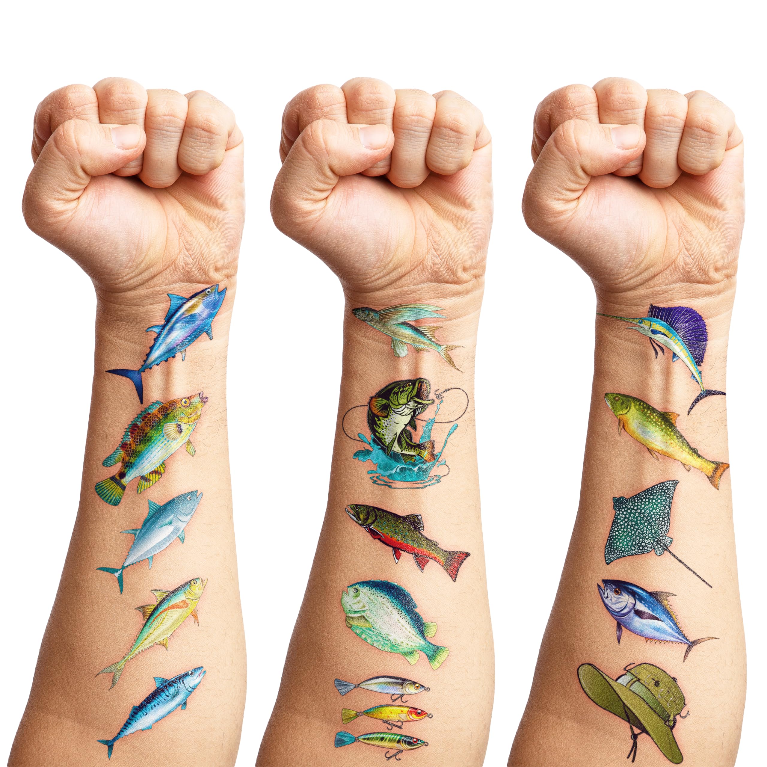 goody bag filler fishing tattoos for kids party favors