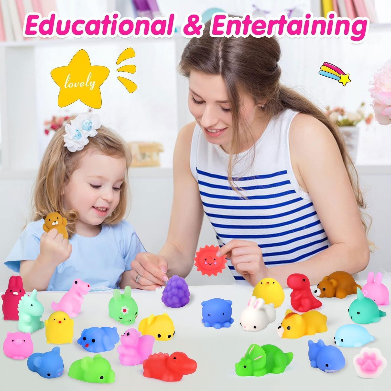 Mochi squishy toys ideal for classroom prizes
