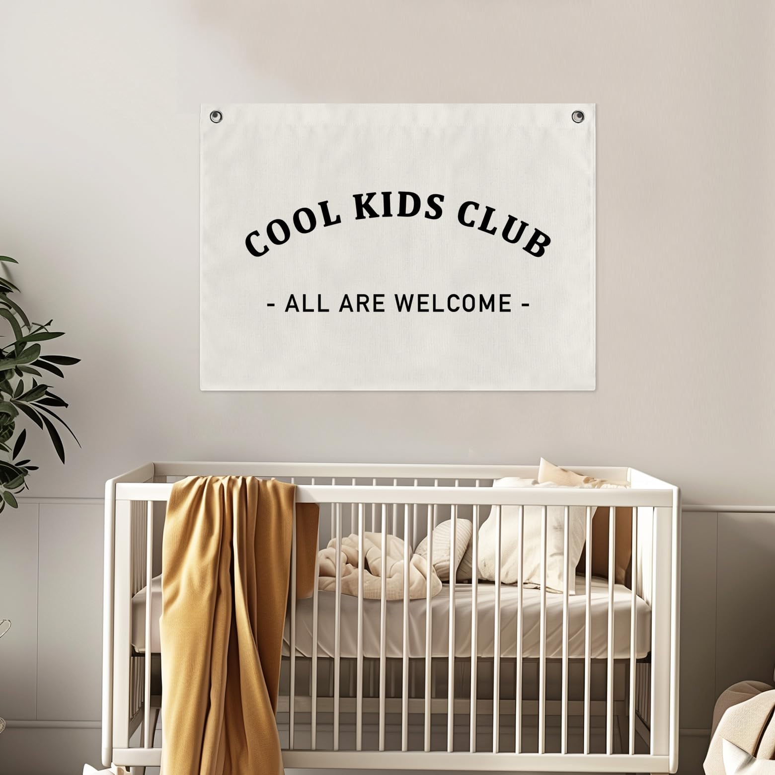Kids playroom wall banner by Cool Kids Club