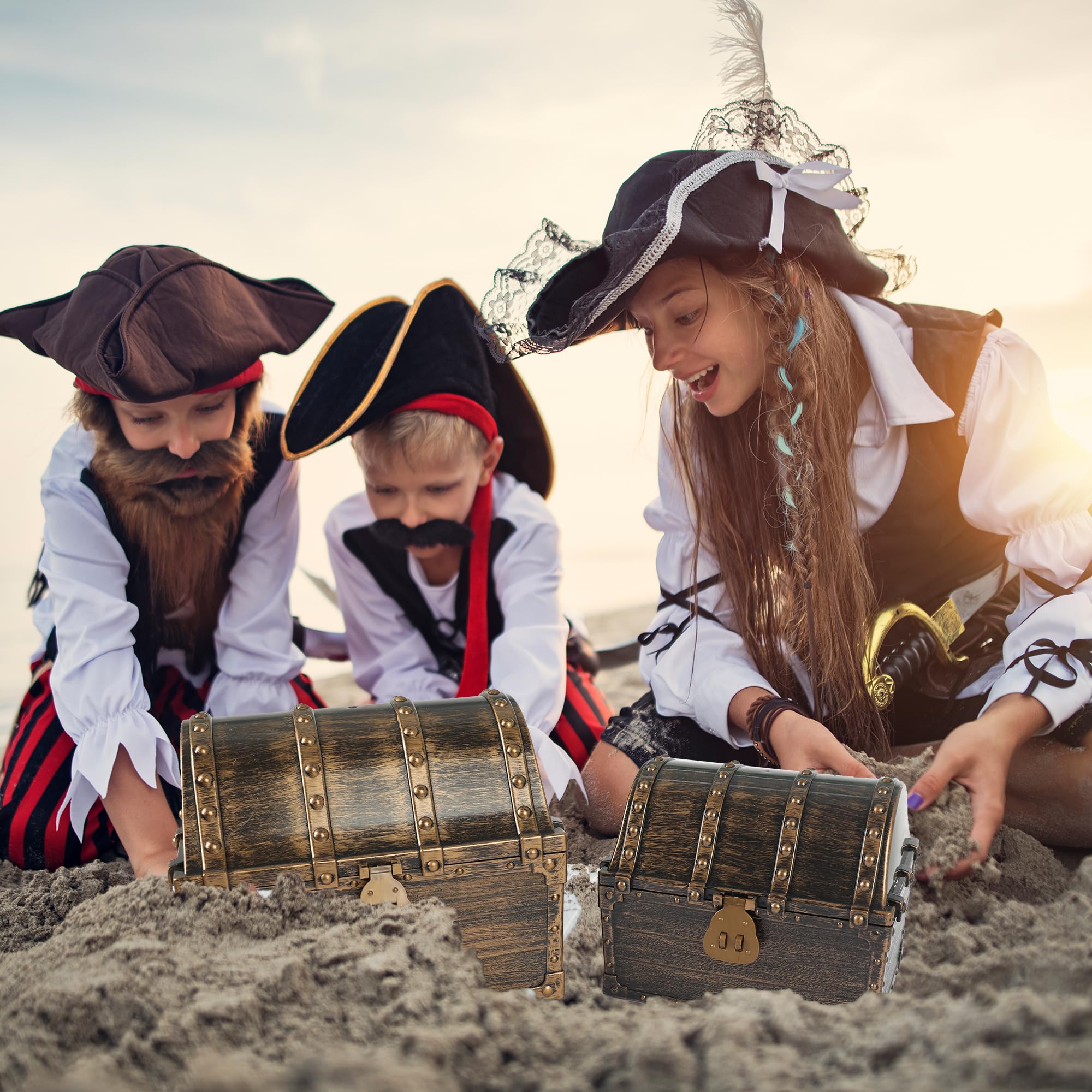 Portable durable treasure chest for playtime