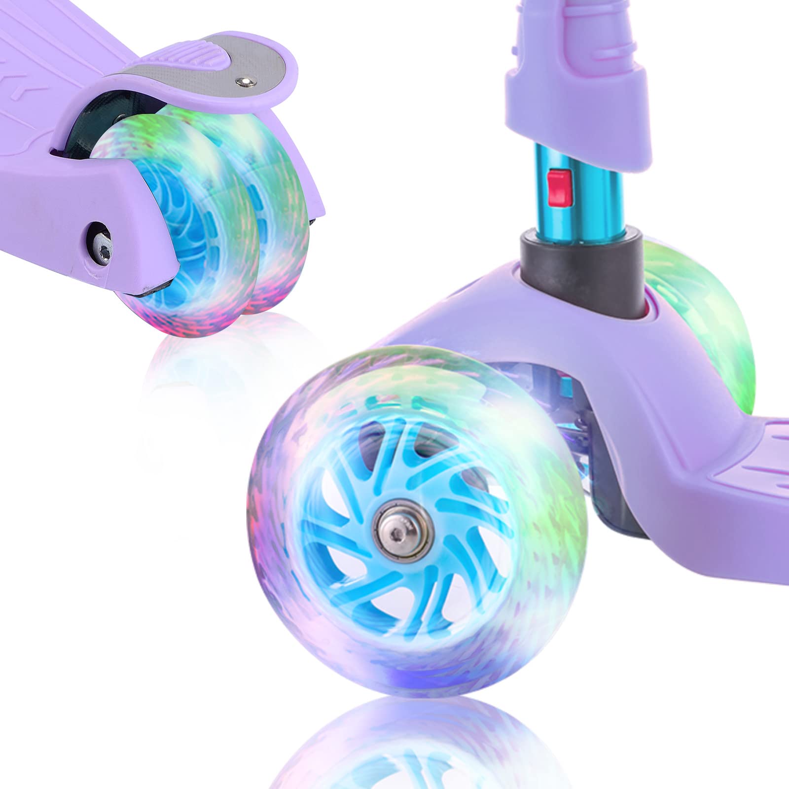 Adjustable height scooter for ages 3 to 13