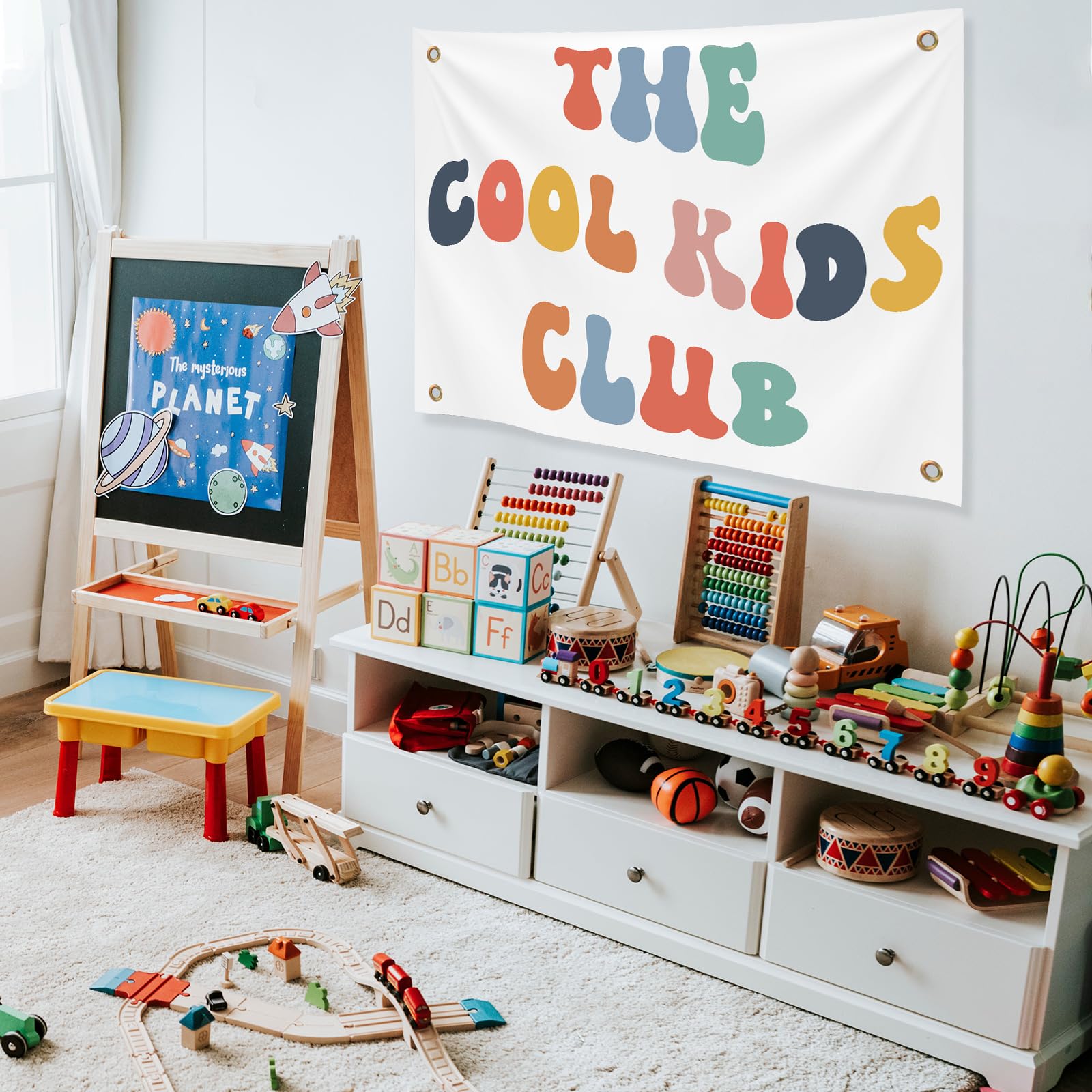 Giftable kids room tapestry banner for birthdays or holidays