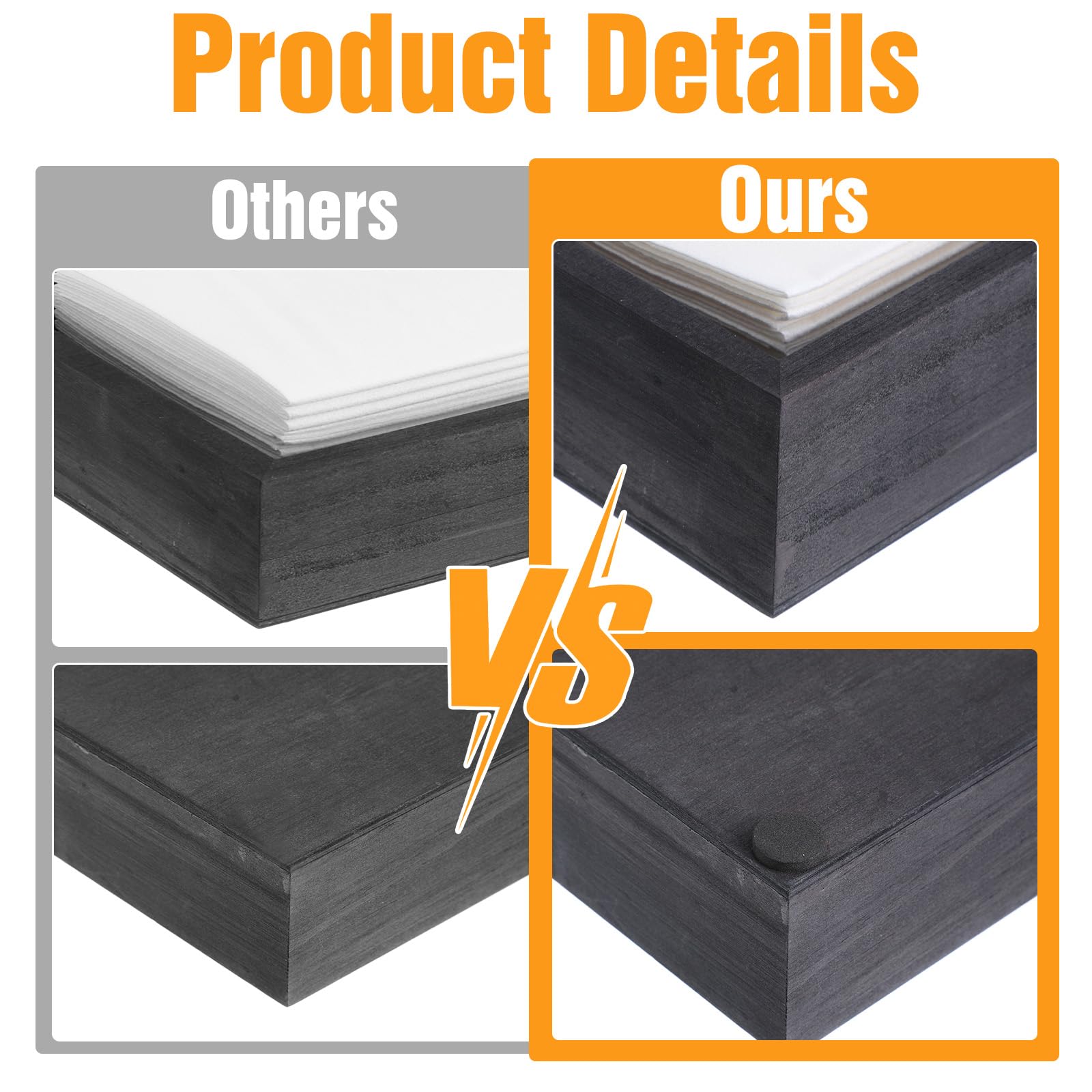 Guest towel holder bathroom black pinewood