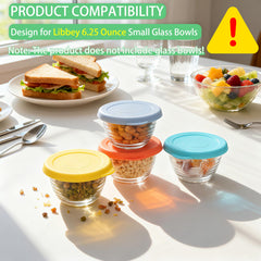 Eight pack Kiicii lids for Libbey bowls