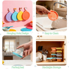 Dishwasher microwave safe lids for Libbey 6.25 oz bowls