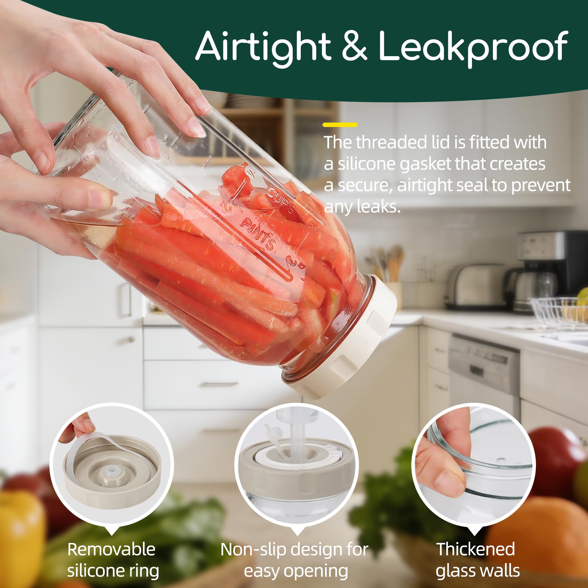 Kimchi kombucha fermentation kit from the same set