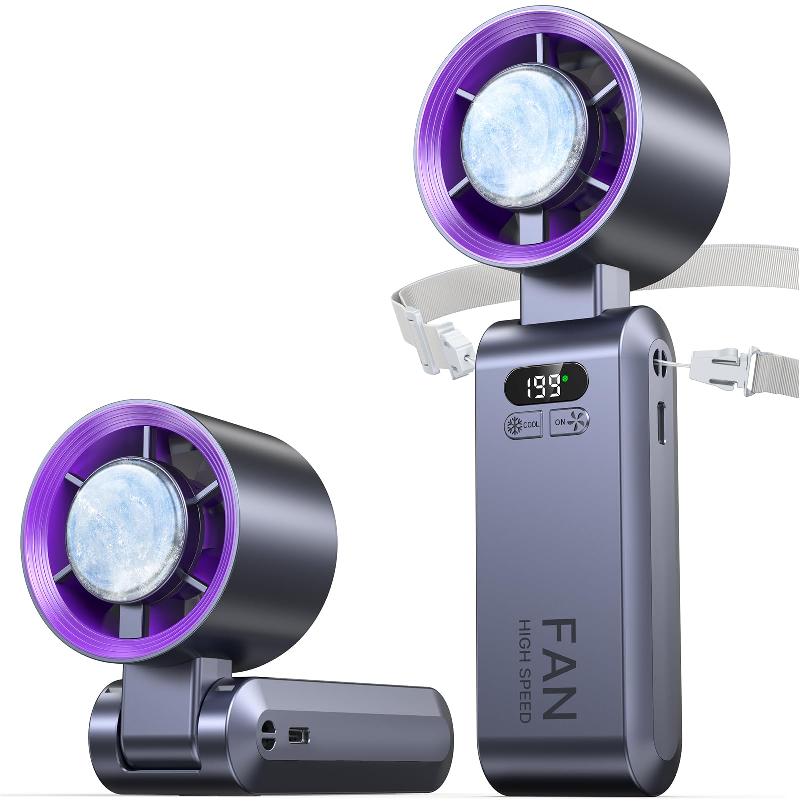 Kimguard handheld turbo fan purple product image