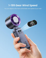 Kimguard portable turbo fan 20000 rpm close up