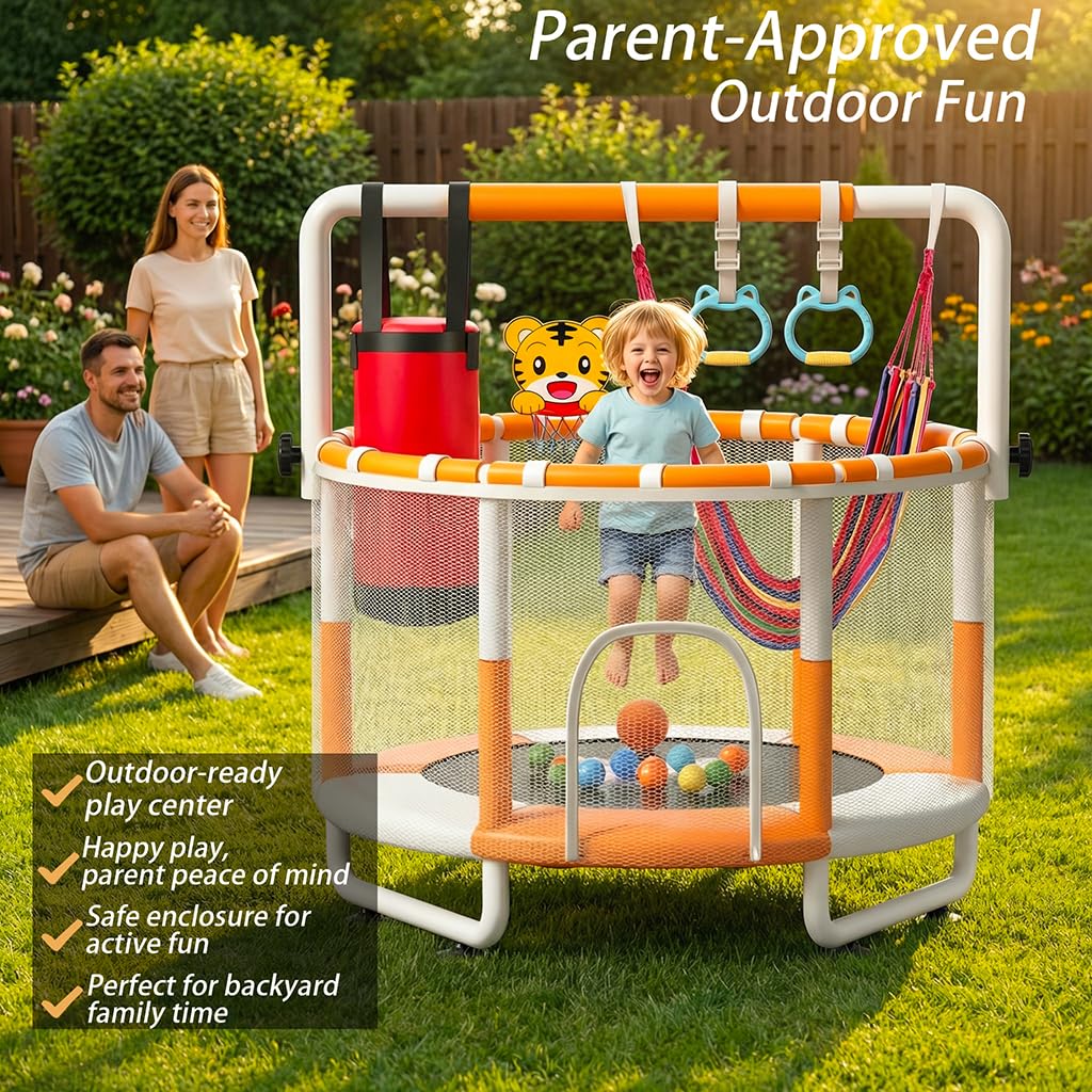 Heavy duty steel frame weather resistant safety net for year round use