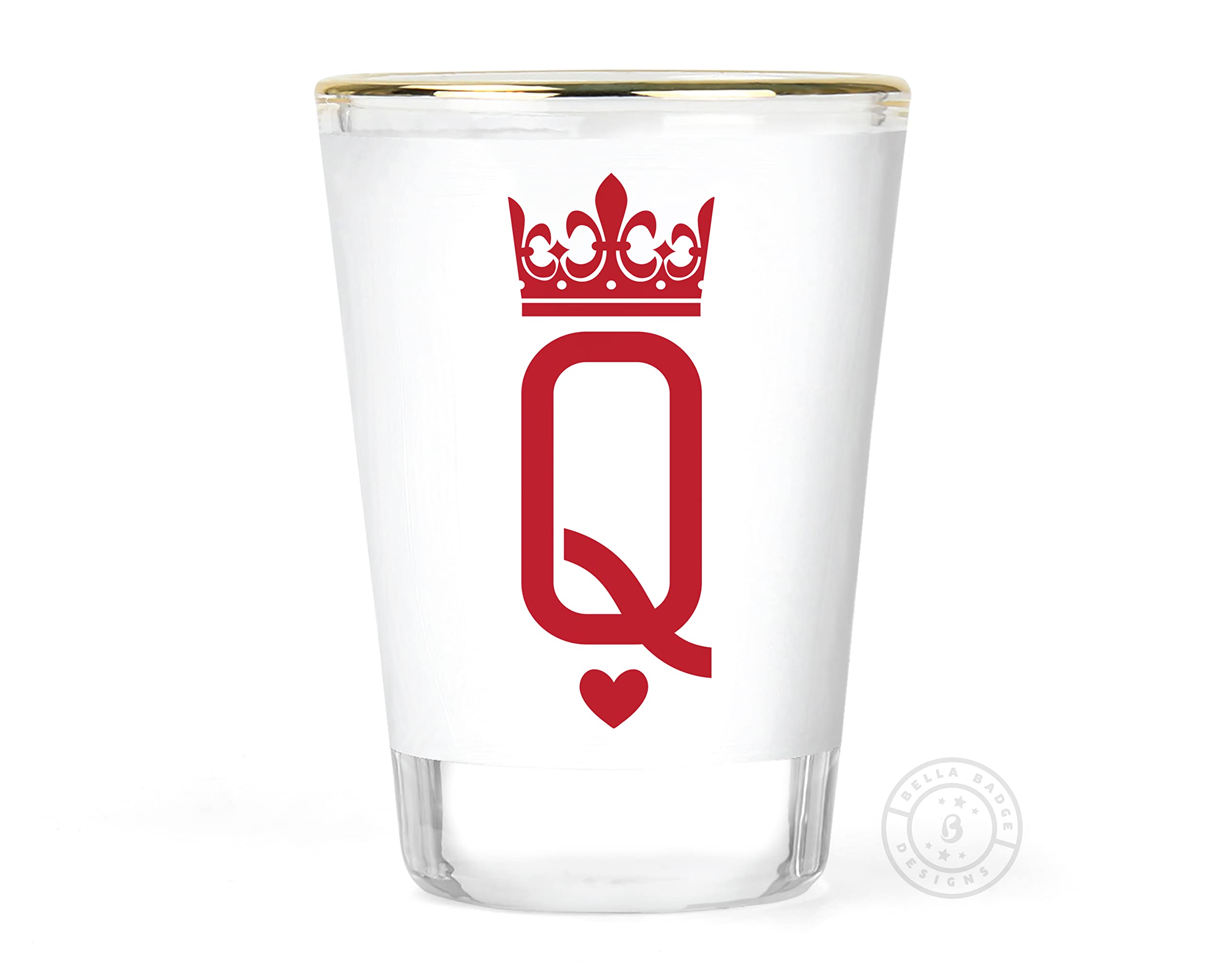 Crown design shot glasses for toasting in royal style