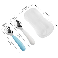 Kirecoo 2 set stainless steel forks and spoons