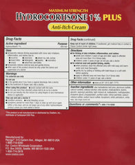 Kirkland Signature Hydrocortisone Cream 1% with Aloe 2-ounce pack of 4