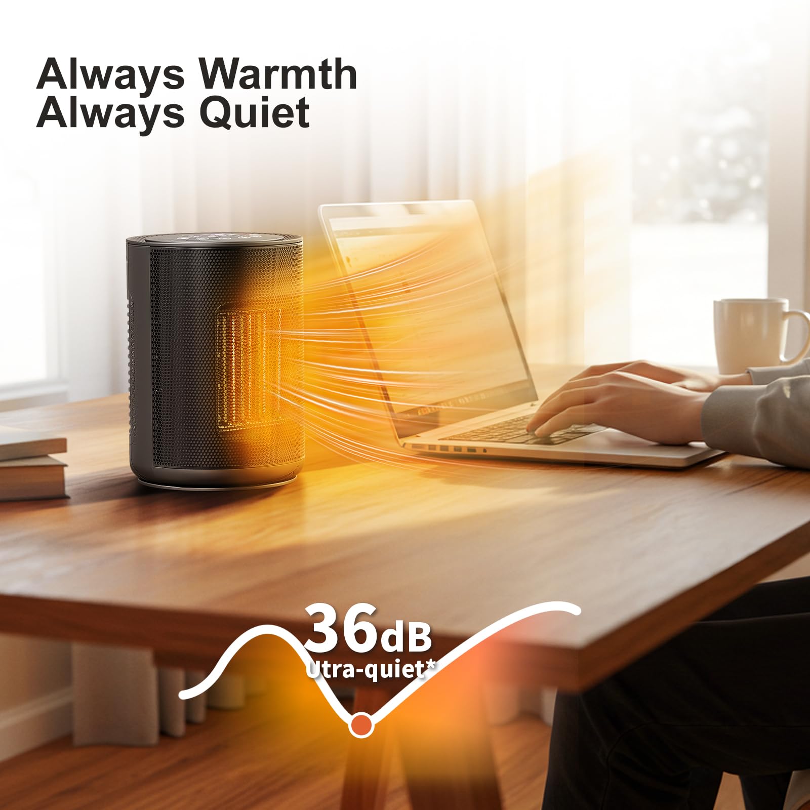 KISSAIR Space Heater ETL-certified safety plug feature